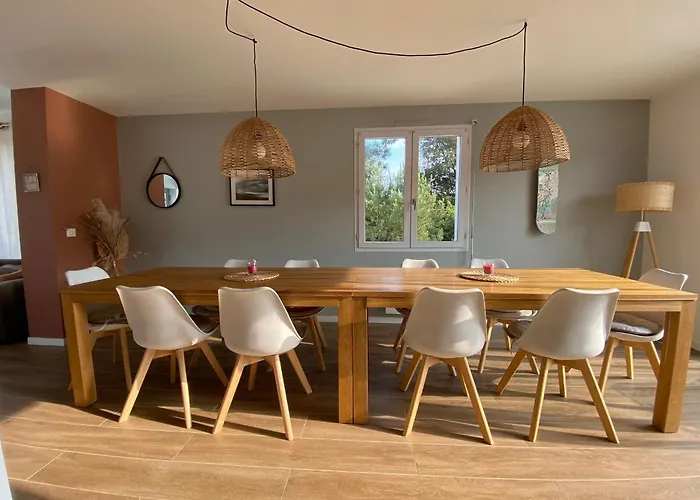 بيت للعطل Avec Piscine Chauffee Proche Plage, Wifi, Billard Et Garage A - Fr-1-22-333 لا ترانش سور مير